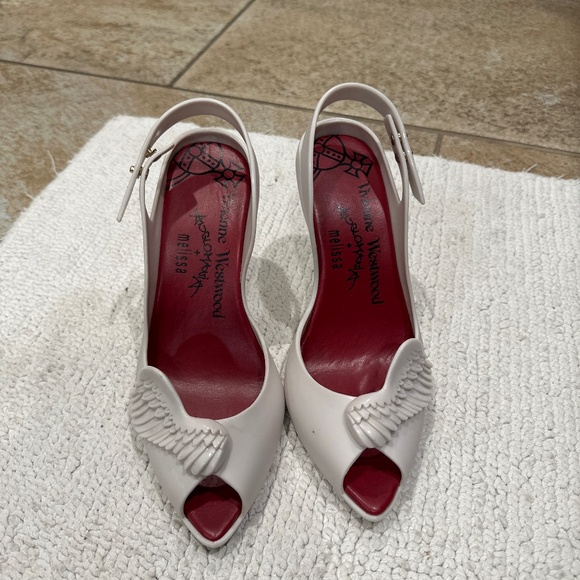 Vivienne Westwood Shoes - Vivienne Westwood Anglomania + Melissa angel wing sling back pumps